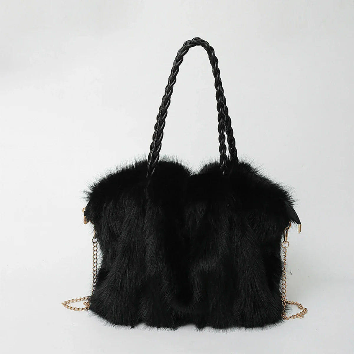 Luxe fur tote bag