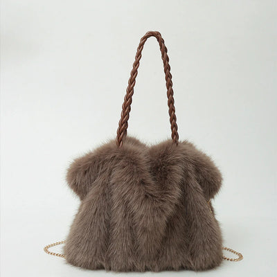 Luxe fur tote bag